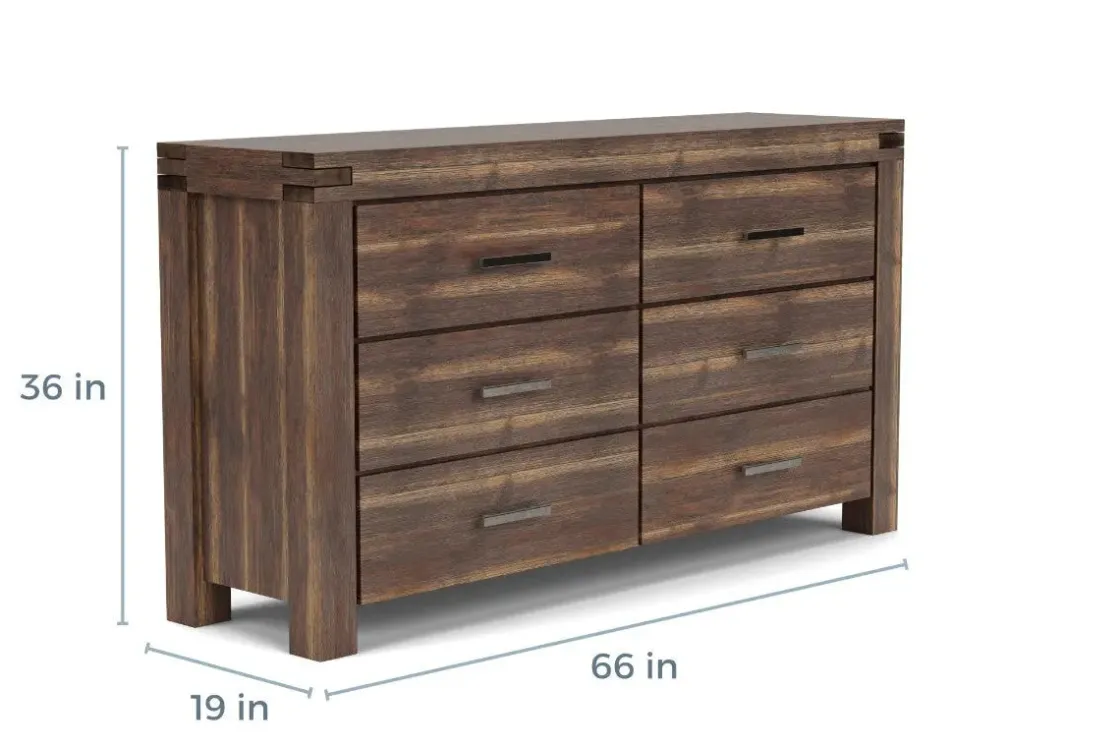 Mor Furniture Meadow Dresser In Gray