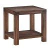 Mor Furniture Meadow End Table In Brick Brown