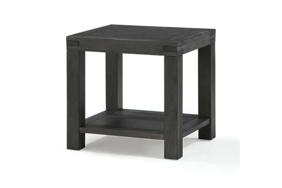 Mor Furniture Meadow End Table In Brick Brown