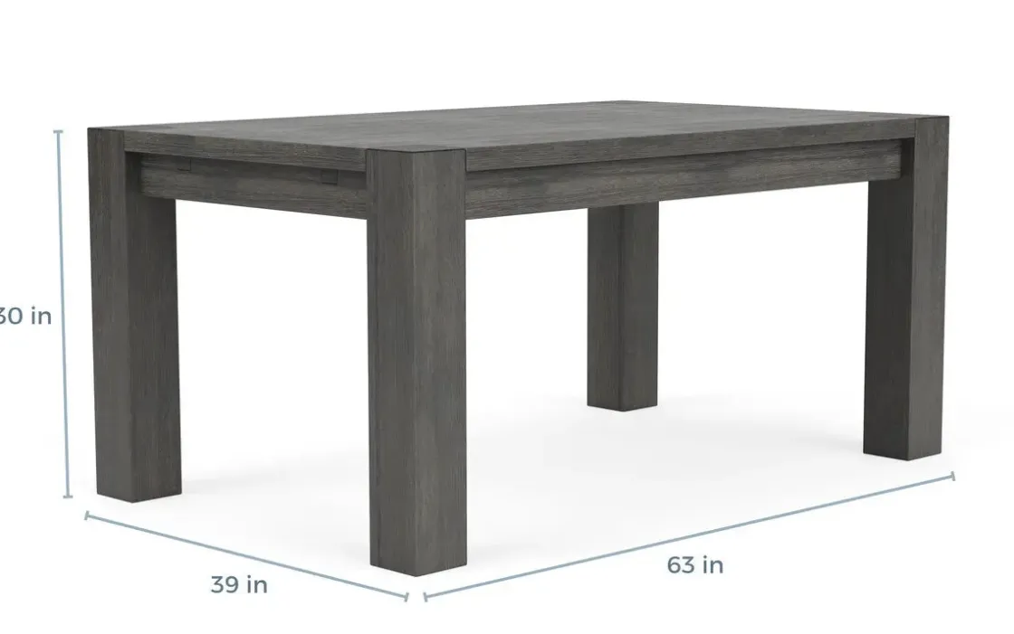 Mor Furniture Meadow Extendable Dining Table In Brown