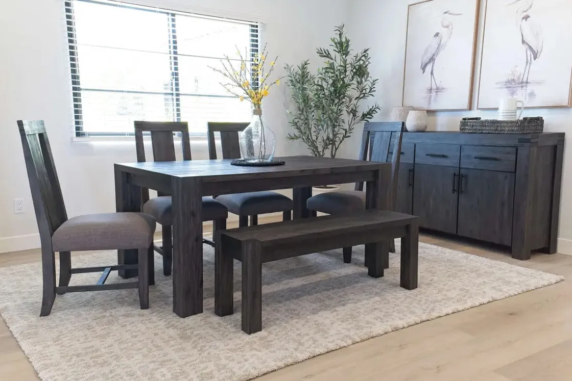 Mor Furniture Meadow Extendable Dining Table In Brown
