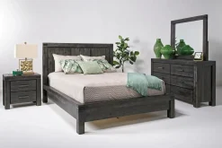 Mor Furniture Meadow Panel Bed W/ Storage In Brown, Full