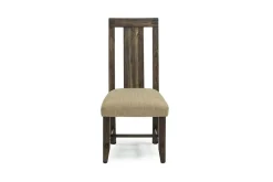 Mor Furniture Meadow Side Chair In Brown, Upholstered