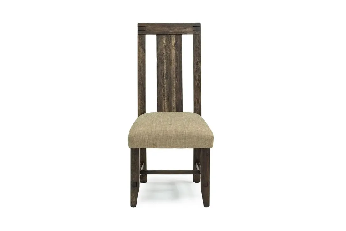 Mor Furniture Meadow Side Chair In Brown, Upholstered