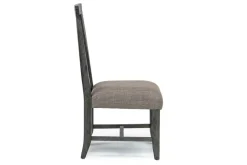 Mor Furniture Meadow Side Chair In Brown, Upholstered