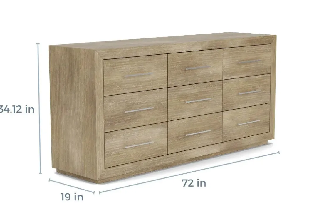 Mor Furniture Melbourne Canopy Bed, Dresser, Mirror, Nightstand In Brown Mel, Queen