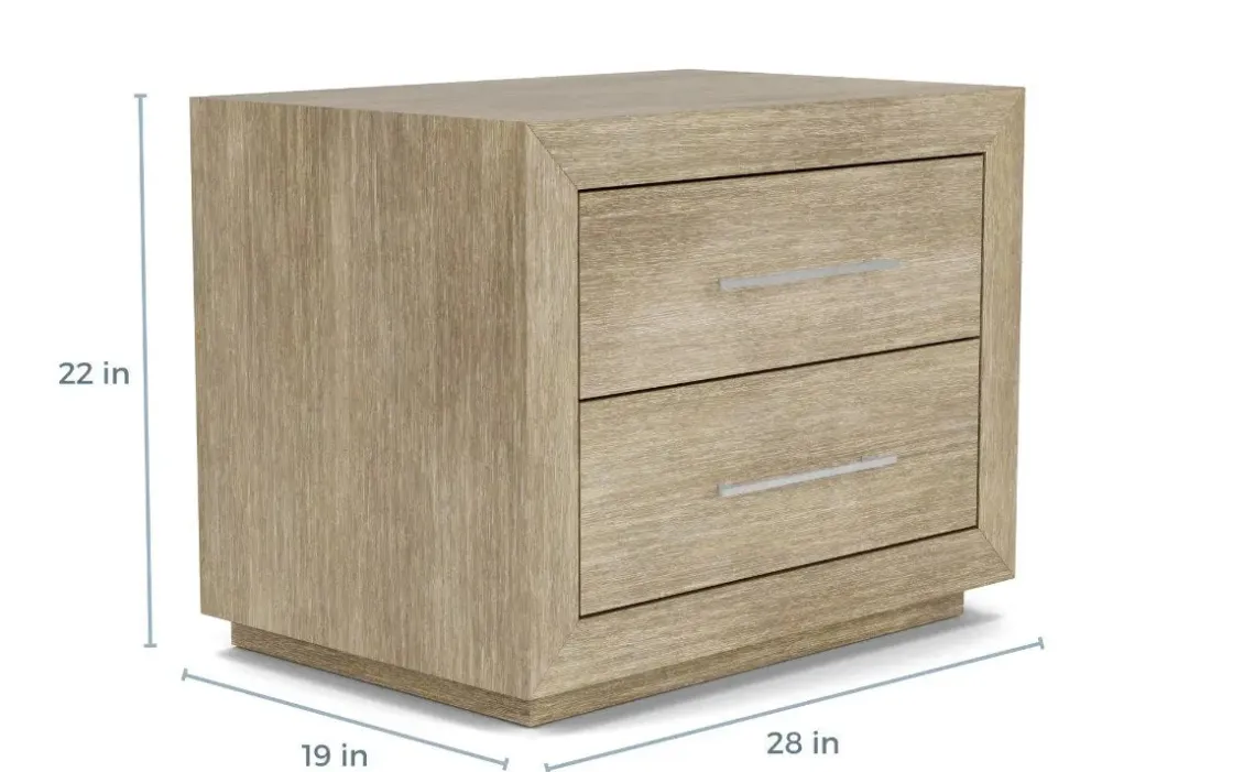 Mor Furniture Melbourne Nightstand In Mineral