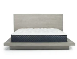 Mor Furniture Melbourne Panel Bed, Dresser, Mirror & Nightstand In Brown Mel, Full