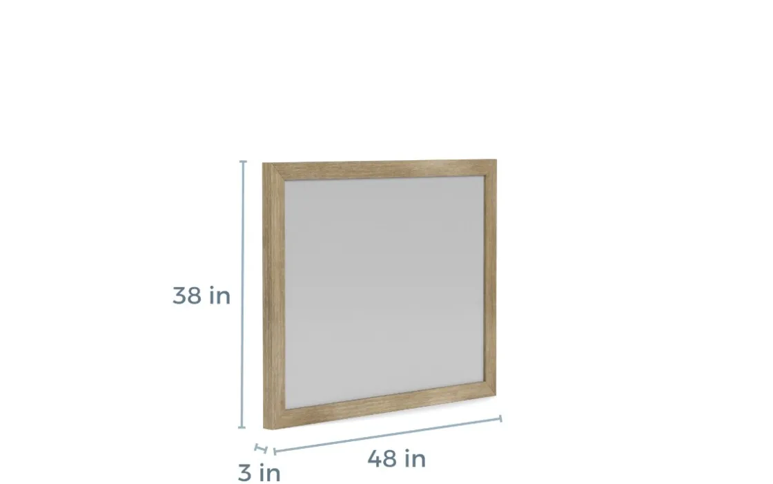 Mor Furniture Melbourne Panel Bed, Dresser, Mirror & Nightstand In Brown Mel, Full