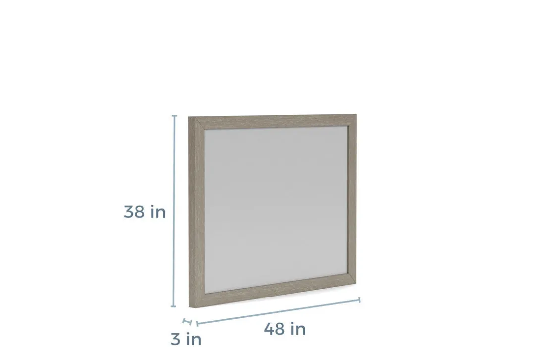 Mor Furniture Melbourne Panel Bed, Dresser, Mirror & Nightstand In Brown Mel, Full