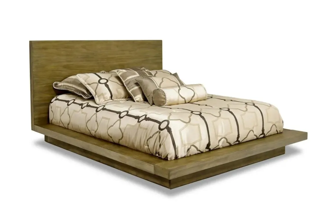 Mor Furniture Melbourne Panel Bed, Dresser, Mirror & Nightstand In Brown Mel, Full
