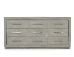 Mor Furniture Melbourne Panel Bed, Dresser, Mirror & Nightstand In Brown Mel, Full