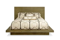 Mor Furniture Melbourne Panel Bed In Mineral, Full