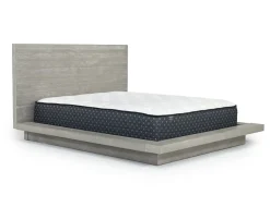 Mor Furniture Melbourne Panel Bed In Mineral, Full