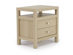 Mor Furniture Merrifield Panel Bed, Dresser, Mirror & Nightstand In Pecan Sandy, Twin