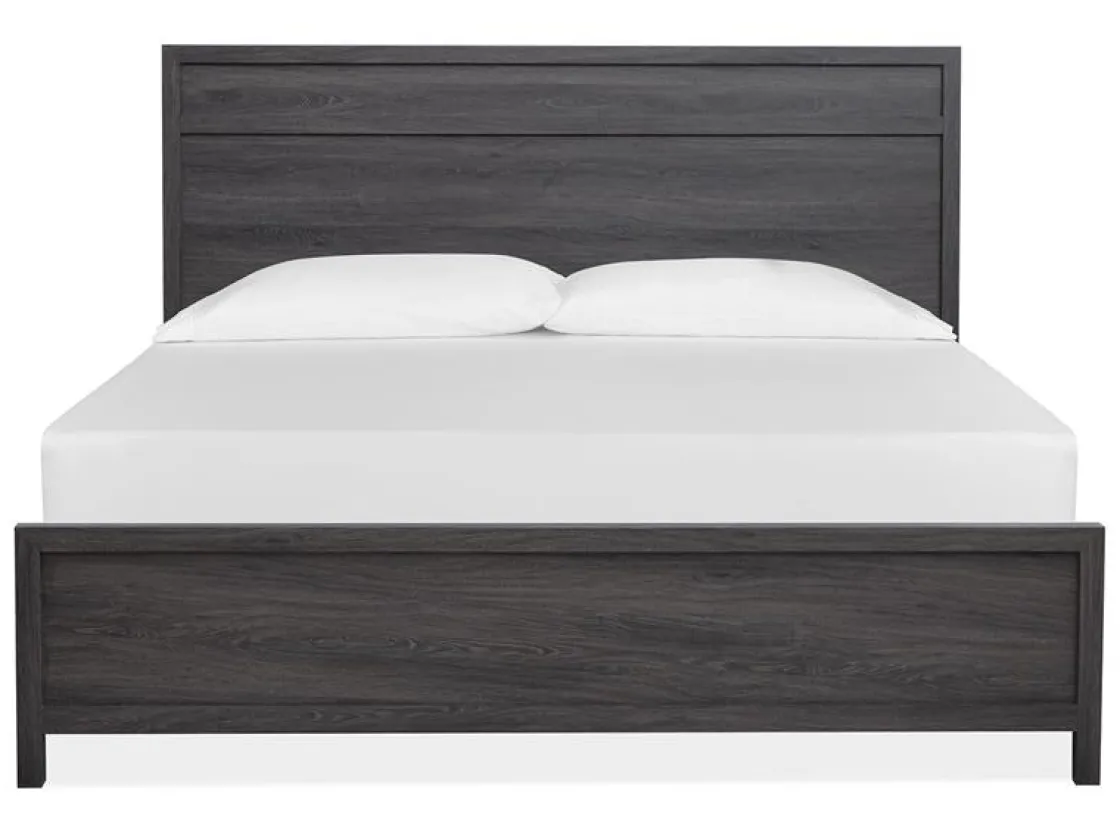 Mor Furniture Merrifield Panel Bed In Pecan Sandy, Twin