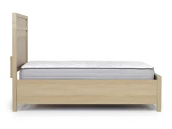 Mor Furniture Merrifield Panel Bed In Pecan Sandy, Twin