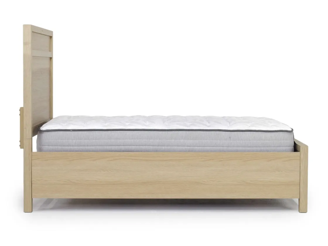 Mor Furniture Merrifield Panel Bed In Pecan Sandy, Twin