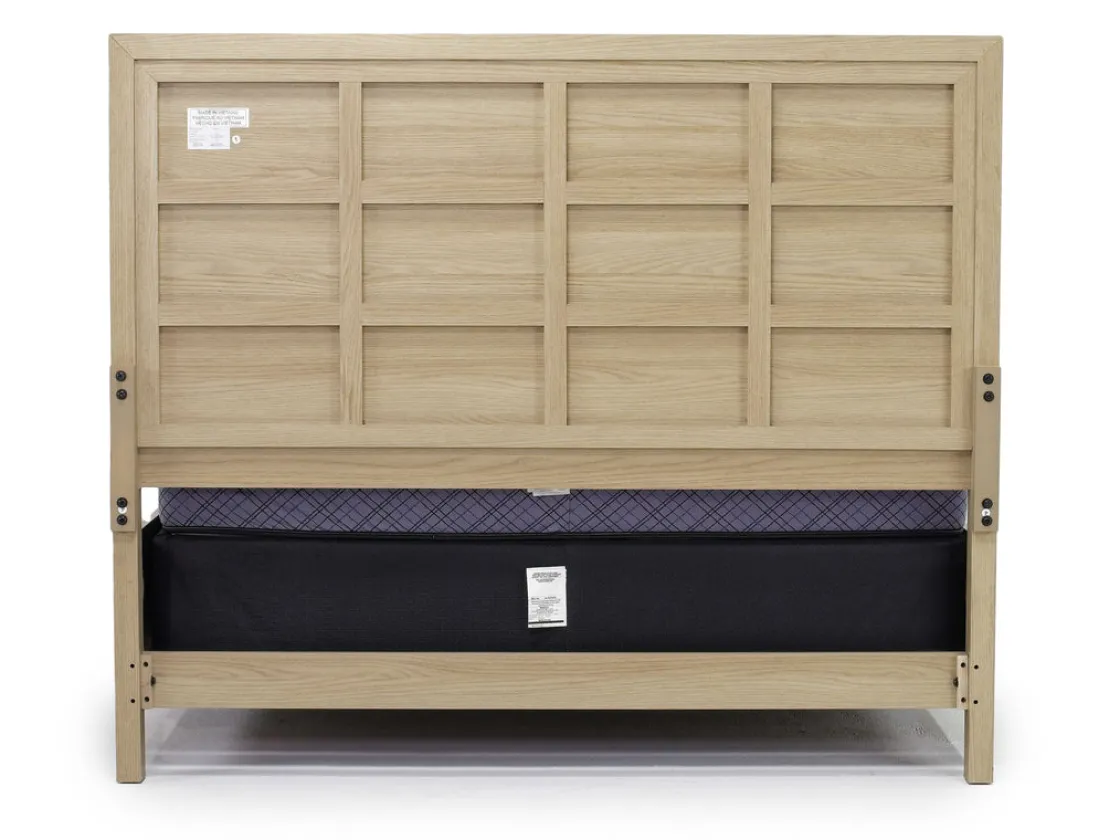 Mor Furniture Merrifield Panel Bed In Pecan Sandy, Twin