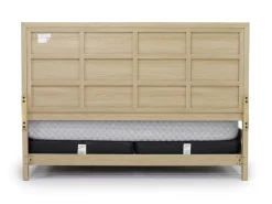 Mor Furniture Merrifield Panel Bed In Pecan Sandy, Twin