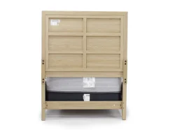 Mor Furniture Merrifield Panel Bed In Pecan Sandy, Twin