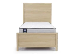 Mor Furniture Merrifield Panel Bed In Pecan Sandy, Twin