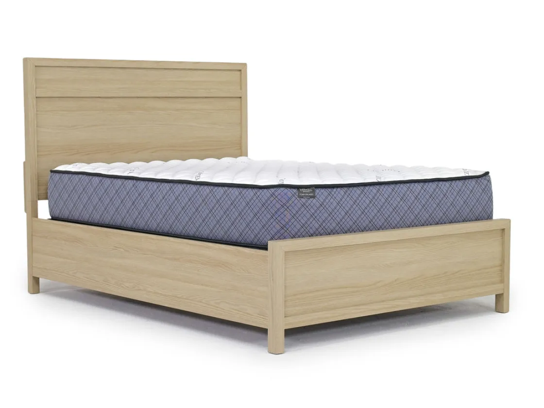 Mor Furniture Merrifield Panel Bed In Pecan Sandy, Twin