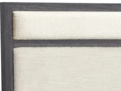 Mor Furniture Merrifield Upholstered Bed In Raisin Black, Twin