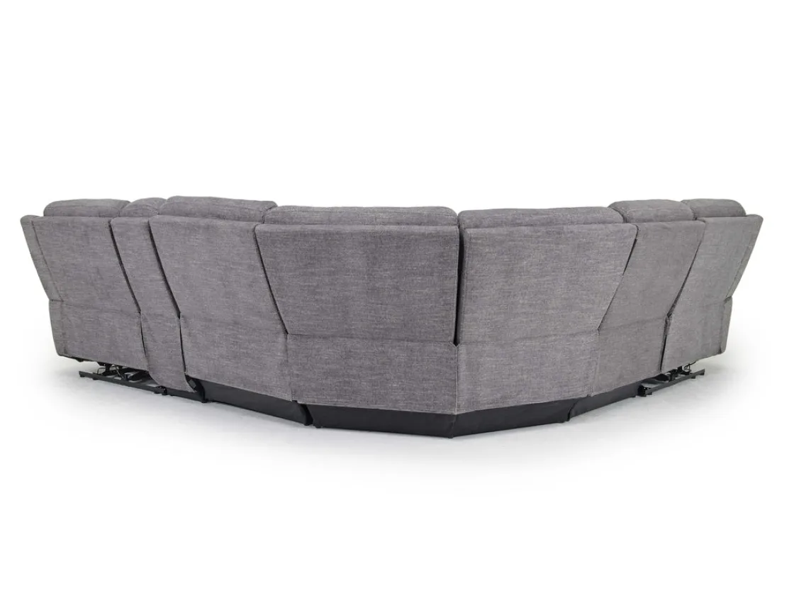 Mor Furniture Mia 6 Piece 2 Power Sectional In Gray