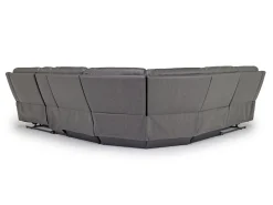 Mor Furniture Mia 6 Piece 2 Power Sectional In Gray