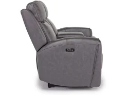 Mor Furniture Mia 2 Power Console Loveseat In Gray