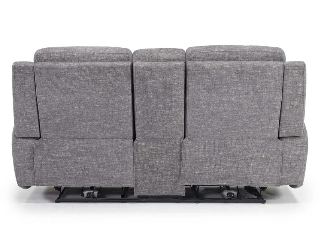 Mor Furniture Mia 2 Power Console Loveseat In Gray