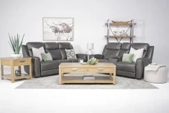 Mor Furniture Mia 2 Power Sofa In Gray