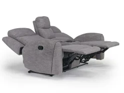 Mor Furniture Mia Reclining Sofa & Console Loveseat In Gray