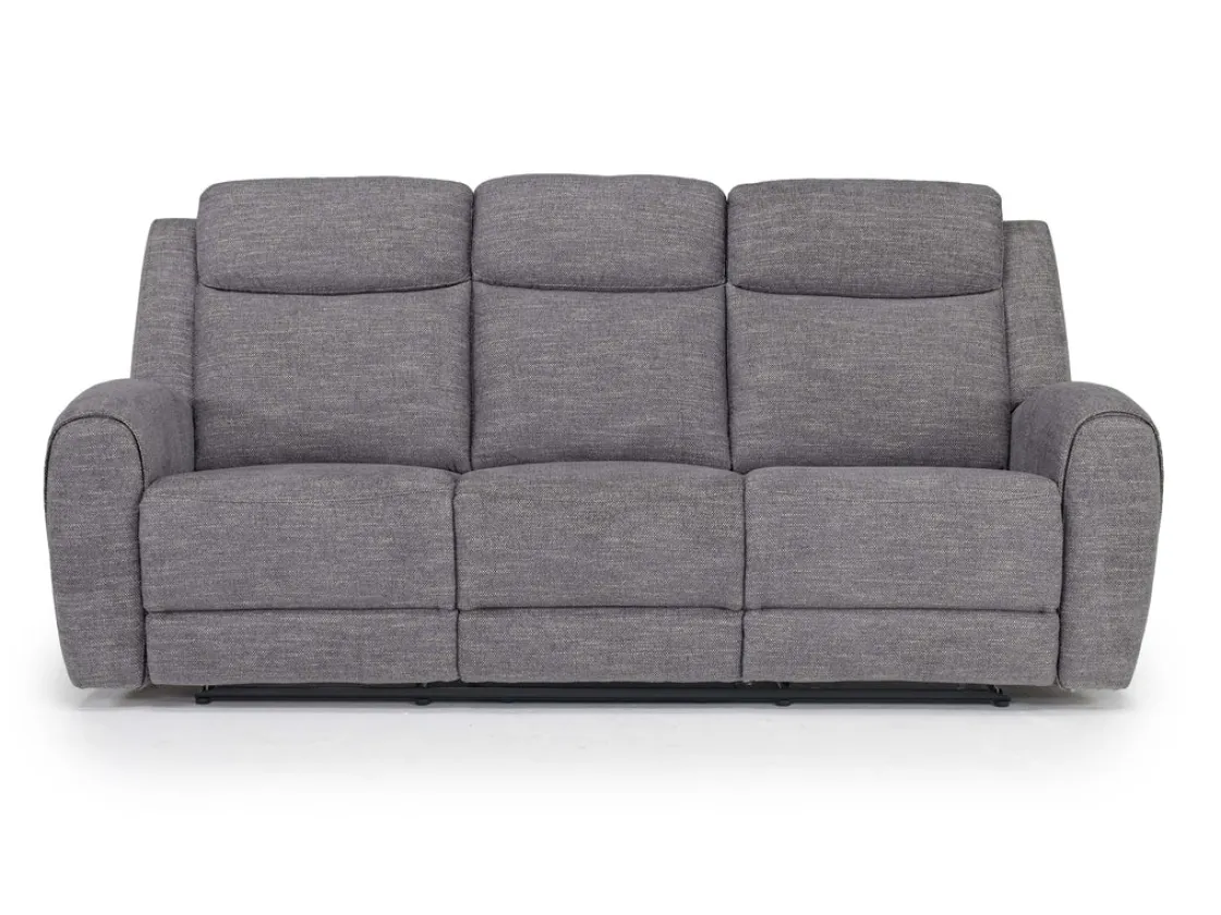 Mor Furniture Mia Reclining Sofa & Console Loveseat In Gray