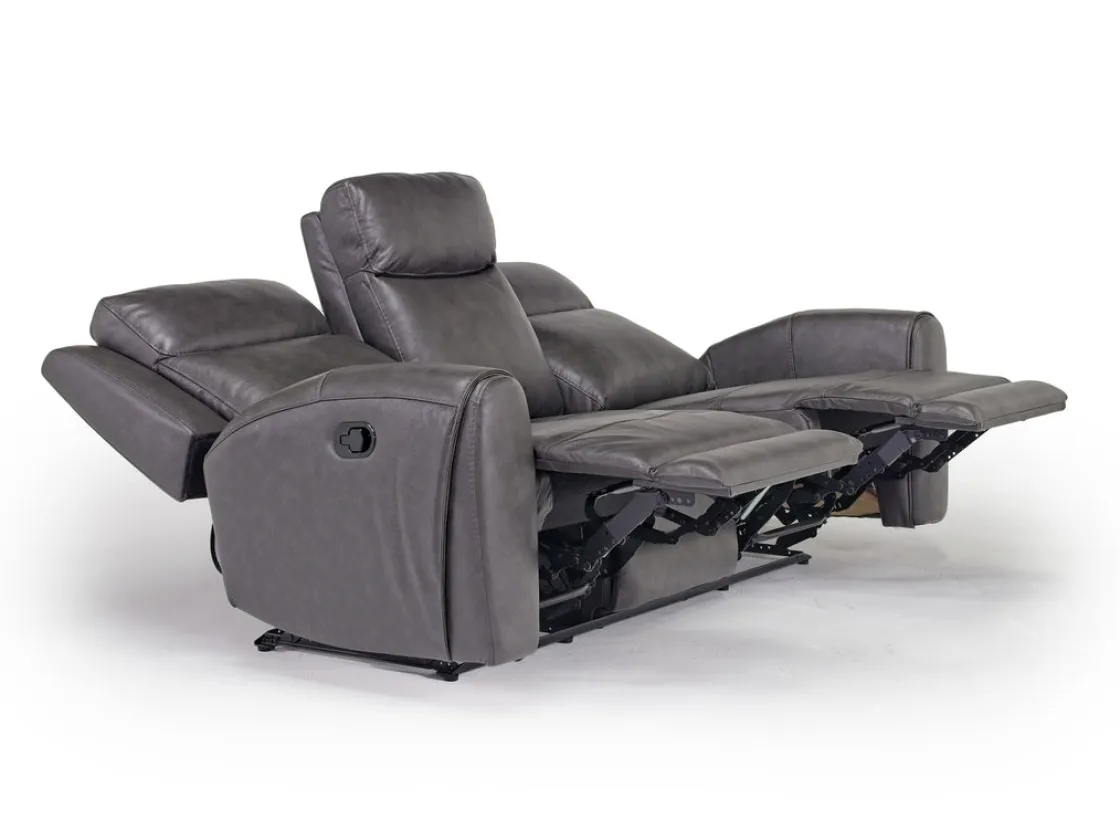 Mor Furniture Mia Reclining Sofa In Gray