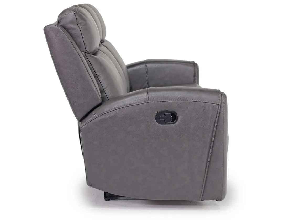 Mor Furniture Mia Reclining Sofa In Gray