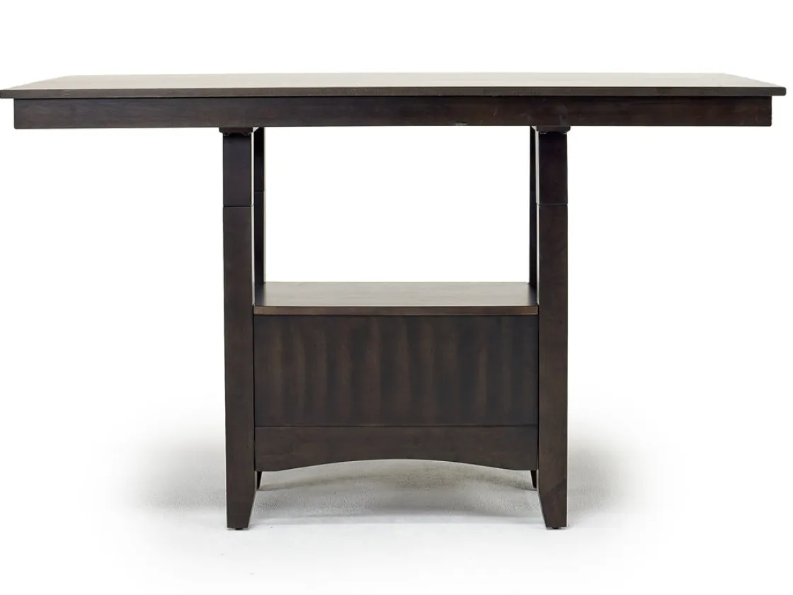 Mor Furniture Miami Adjustable Dining Table & 4 Stools In Gray