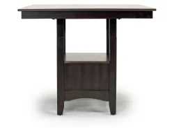 Mor Furniture Miami Adjustable Dining Table & 4 Stools In Gray