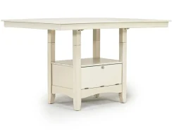 Mor Furniture Miami Adjustable Dining Table & 4 Stools In Gray
