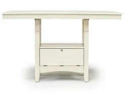Mor Furniture Miami Adjustable Dining Table & 4 Stools In Gray