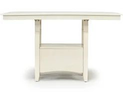 Mor Furniture Miami Adjustable Dining Table & 4 Stools In Gray