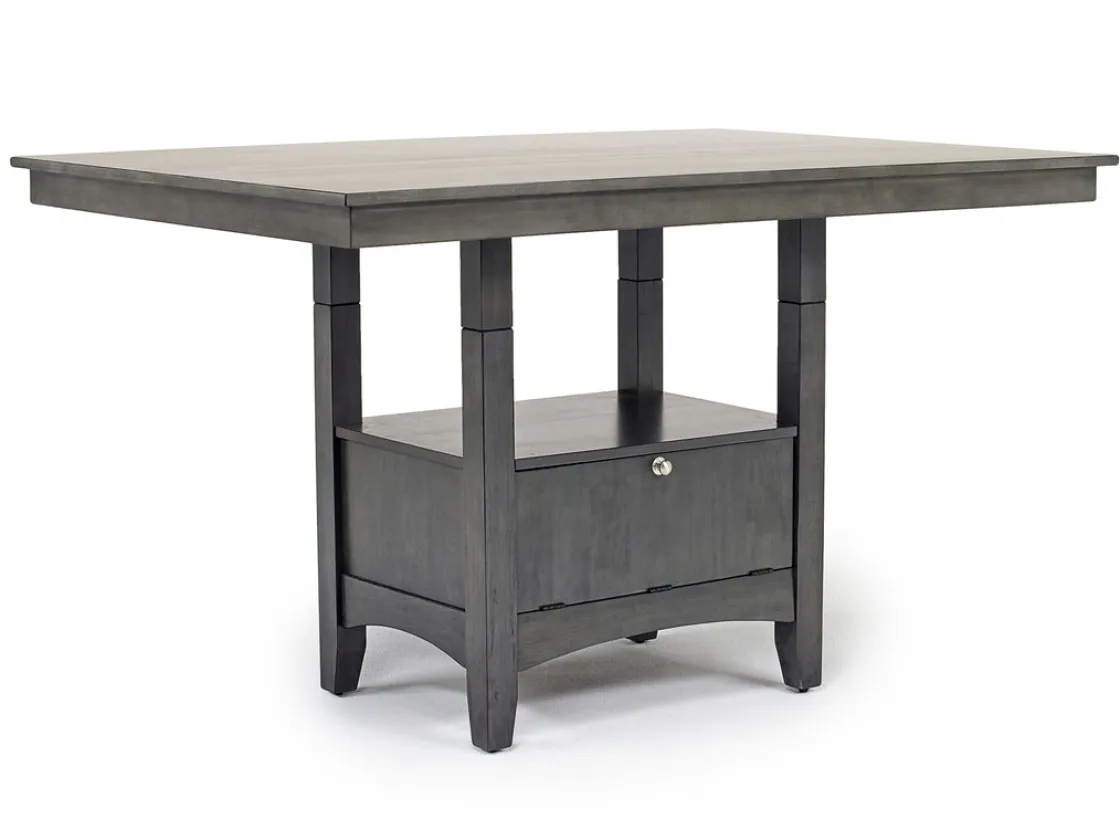 Mor Furniture Miami Adjustable Dining Table, 4 Stools & Bench In