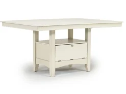 Mor Furniture Miami Adjustable Dining Table & 4 Chairs In Gray