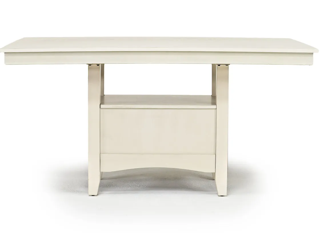 Mor Furniture Miami Adjustable Dining Table & 4 Chairs In Gray