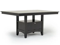 Mor Furniture Miami Adjustable Dining Table, 4 Chairs & Bench In Gray