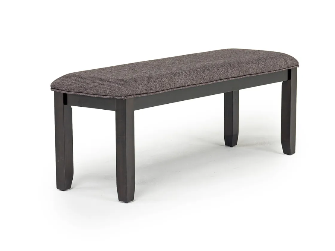 Mor Furniture Miami Adjustable Dining Table, 4 Chairs & Bench In Gray