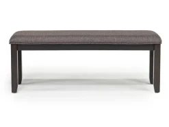 Mor Furniture Miami Adjustable Dining Table, 4 Chairs & Bench In Gray