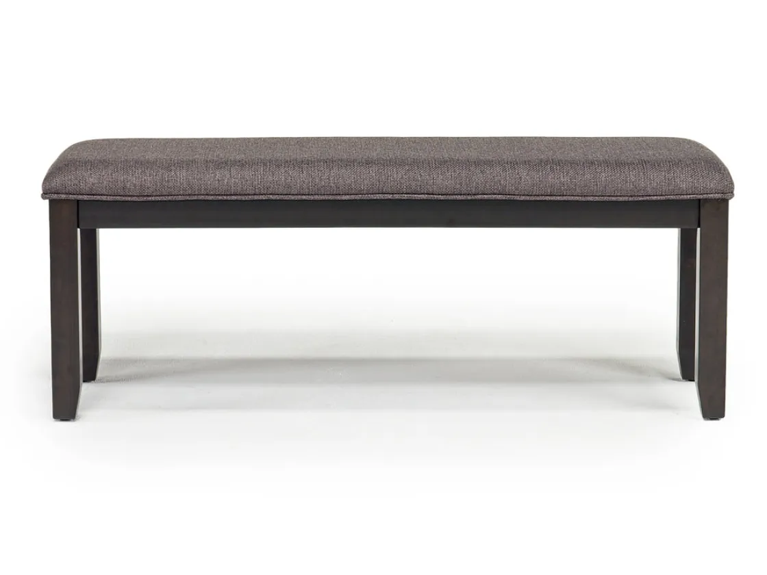Mor Furniture Miami Adjustable Dining Table, 4 Chairs & Bench In Gray