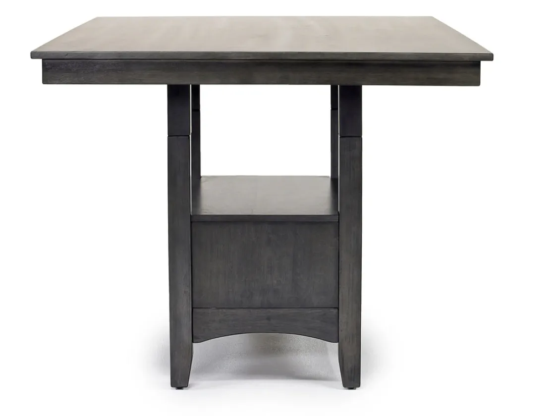 Mor Furniture Miami Adjustable Dining Table In Gray